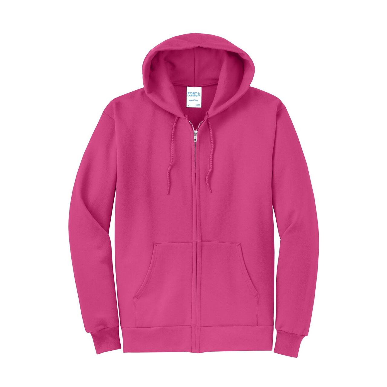 Port & Company® Core Fleece Full-Zip Hooded Sweatshirt